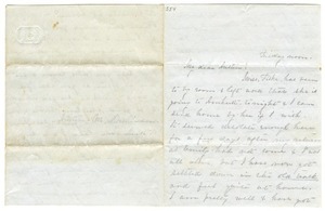 Emily Dickinson letter to W. Austin Dickinson