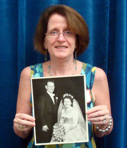 Patty Nickelson at the Waltham Mass. Memories Road Show