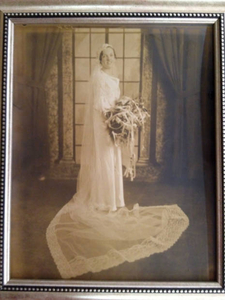 My grandmother on her wedding day