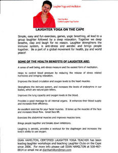 Laughter yoga on the cape