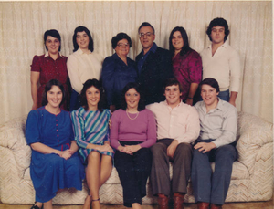 The Arena family visits Wayland, 1981