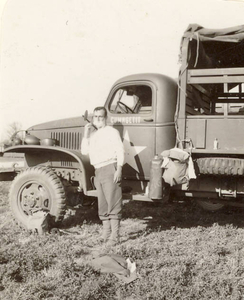 Shaving in Germany with the 83rd Division