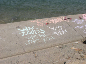 Wac Zoods chalk display