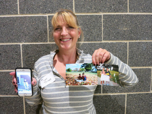 Lori Trites at the Wilmington Mass. Memories Road Show