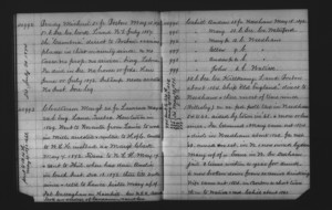 Tewksbury Almshouse Intake Record: Brady, Michael