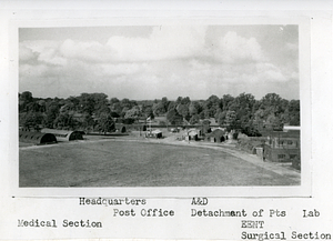 View of hospital at North Mimms showing headquarters