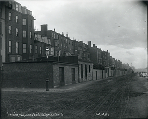 Looking westerly along Back Street from Exeter Street