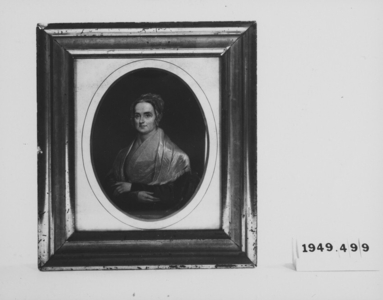 Framed Engraving of a Woman