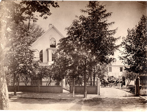 Exterior view of the Dewey Homestead, Kenilworth Street, Roxbury, Mass., undated