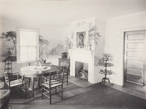 Interior view of Ardley, Quincy Memorial, dining room, Litchfield, Connecticut, July 23, 1908