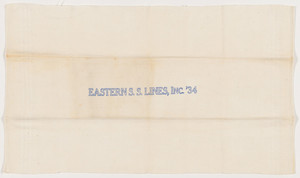 Tea towel: Eastern Steamship Lines