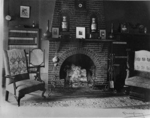 Frederick Hale Parkhurst House, 72 West Broadway, Bangor, Me., Library.