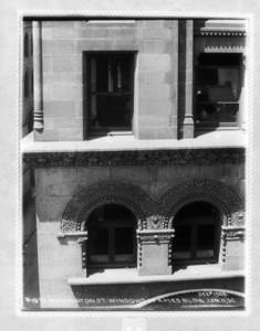 Washington St. windows of Ames Building