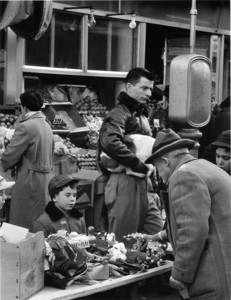 Boston vendor, 1955