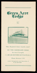 Green Acre Lodge, Scituate, Rhode Island