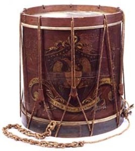 British side drum captured at the Battle of Bunker Hill