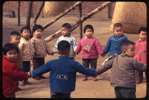 General Petrochemical Works -- children in circle, colorful clothes