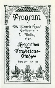 Association for Gravestone Studies conference and annual meeting