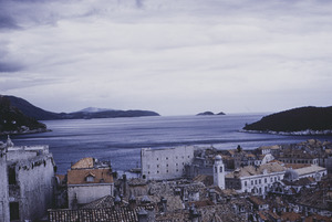 Dubrovnik harbor scene