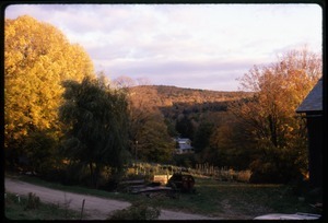 View from the Farm in fall color, Montague Farm Commune
