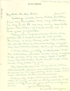 Letter from Kendell Weisiger to W. E. B. Du Bois