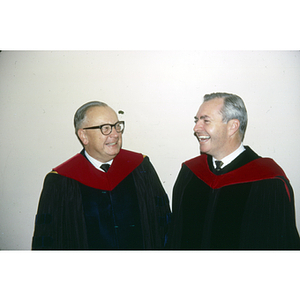 Dean Charles Havice, Dean of Chapel, and Rev. Zeigler, October 1965