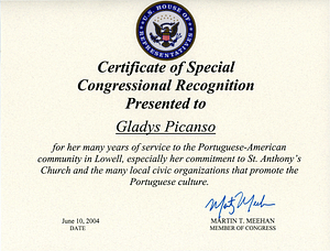 Gladys Picanso award