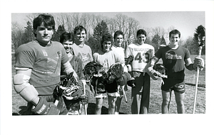 Billerica High School Lacrosse Team 1987