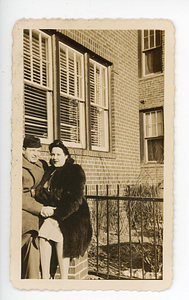 Murray Rosenblum and an unidentified woman