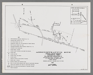 Lawrence Hopkins Memorial Experimental Forest administrative site map