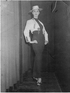 April Ashley Backstage at Le Carrousel (1959)