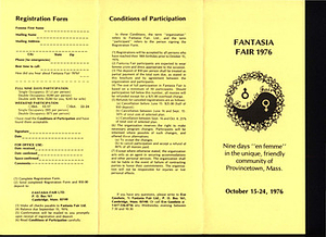Fantasia Fair Brochure (Oct. 15 - 24, 1976)