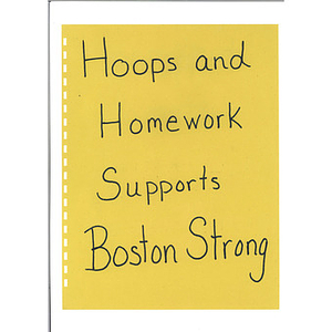 Title page to a collection of Boston Strong ducks from Framingham (MA)