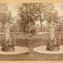 Potters Grove. Fountain, Young Boy