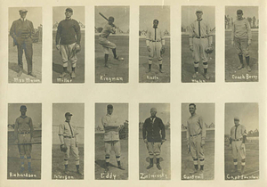 Springfield College baseball team photographs 1915