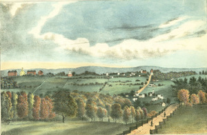 Autumnal scenery, view in Amherst