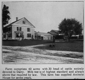 A. E. Hobart's farm on North Pleasant Street in Amherst