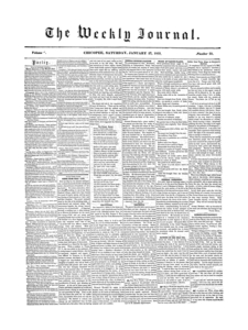 Chicopee Weekly Journal, January 27, 1855