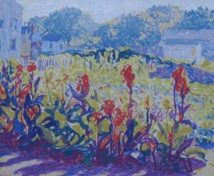 "Untitled (Summer garden)" Edwin Ambrose Webster (1869-1935)