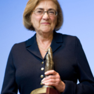 Carol C. Nadelson with the Alma Dea Morani Award