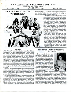 Alpha Zeta & A Rose News Vol. 4 No. 6 (May 15, 1988)