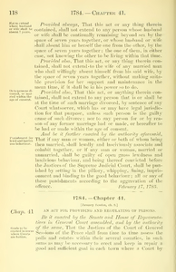 1784 Chap. 0041 An Act For Providing And Regulating Of Prisons.