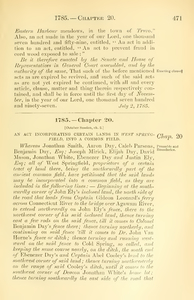 1785 Chap. 0020 An Act Incorporating Certain Lands In West Springfield, Into A Common Field.