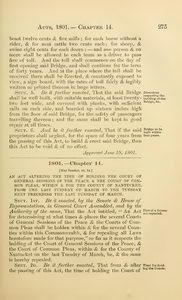1801Chap. 0014 An Act Altering The Time Of Holding The Court Of General Sessions Of The Peace, & The Court Of Common Pleas, Within & For The County Of Nantucket, From The Last Tuesday Of March To The Tuesday Next Preceding The Last Tuesday Of March.