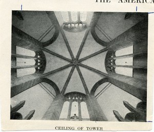 Gasson Hall interior: rotunda ceiling