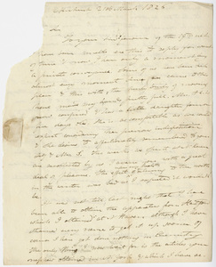 Edward Hitchcock letter to Benjamin Silliman, 1826 March 21