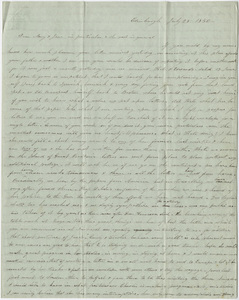 Orra White Hitchcock letter to Mary Hitchcock and Jane Hitchcock, 1850 July 28