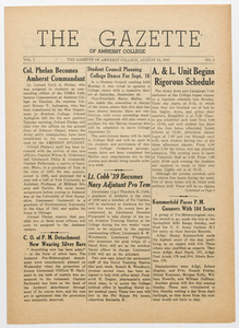 The gazette of Amherst College, 1943 August 13