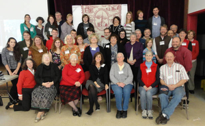 Volunteers and staff at the Halifax Mass. Memories Road Show