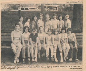 Hyde Park girls softball league champs, 1982